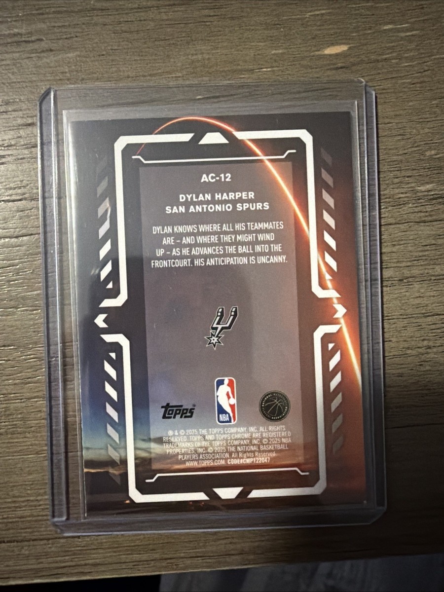 2025-26 Topps Chrome Basketball Dylan Harper RC Activators