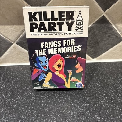 Killer Party The Social Mystery Partyspiel Reißzähne für die Erinnerungen Neu Sealed