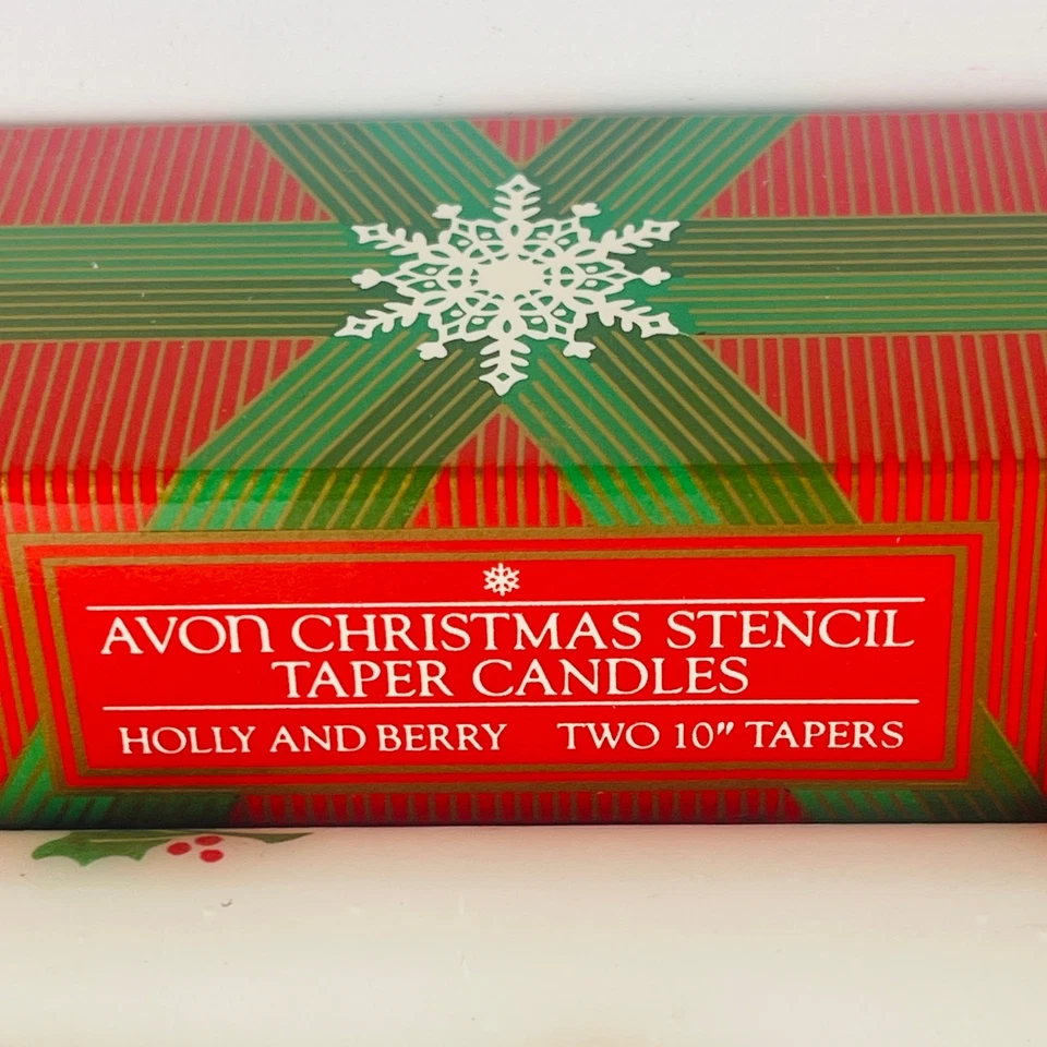 "Velas cónicas navideñas Avon de 10"" 6 juegos de 2" Foto 4 de 4