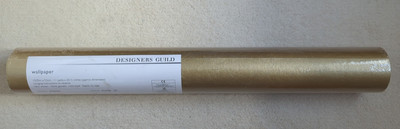 Designers Guild Ernani Tapetenrolle P502/01 Gold - Neu & Versiegelt
