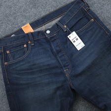 NWT Levis 501 Original Fit Straight Button Fly Jeans Mens Size 36x30