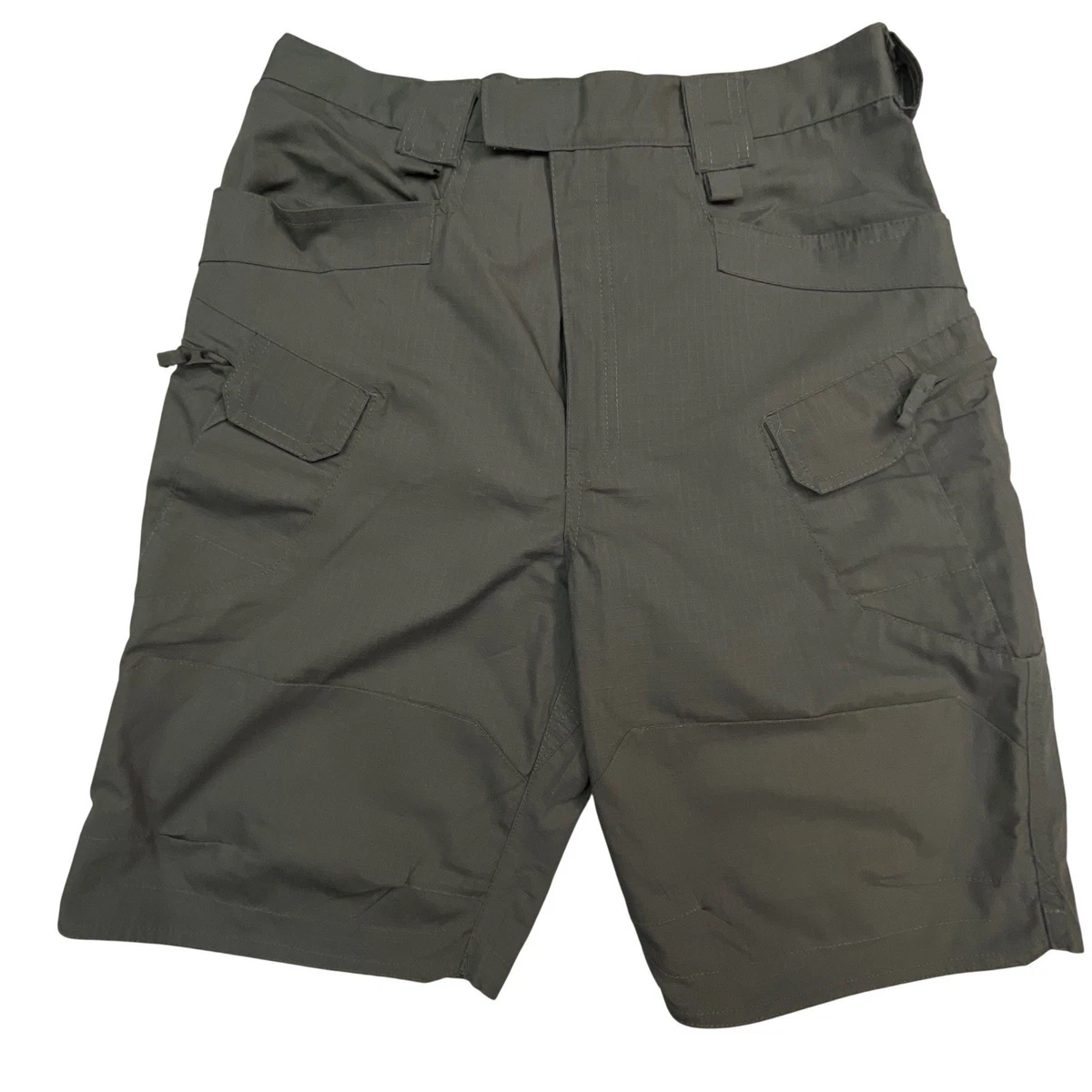 Short Cargo Ample Homme Multi-poches Noir été Bureau Ou Détente Vintage