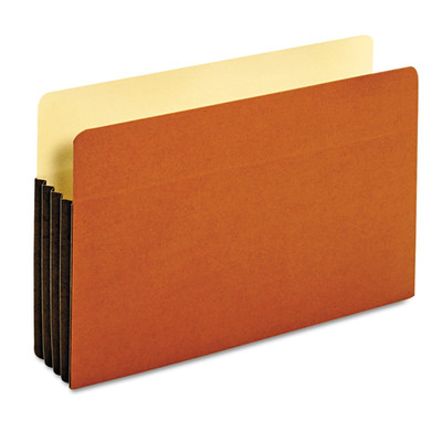 Globe-Weis/ File Pockets, 3.5-Inch Expansion, Tyvek Gussets, Legal Size, Brown, 