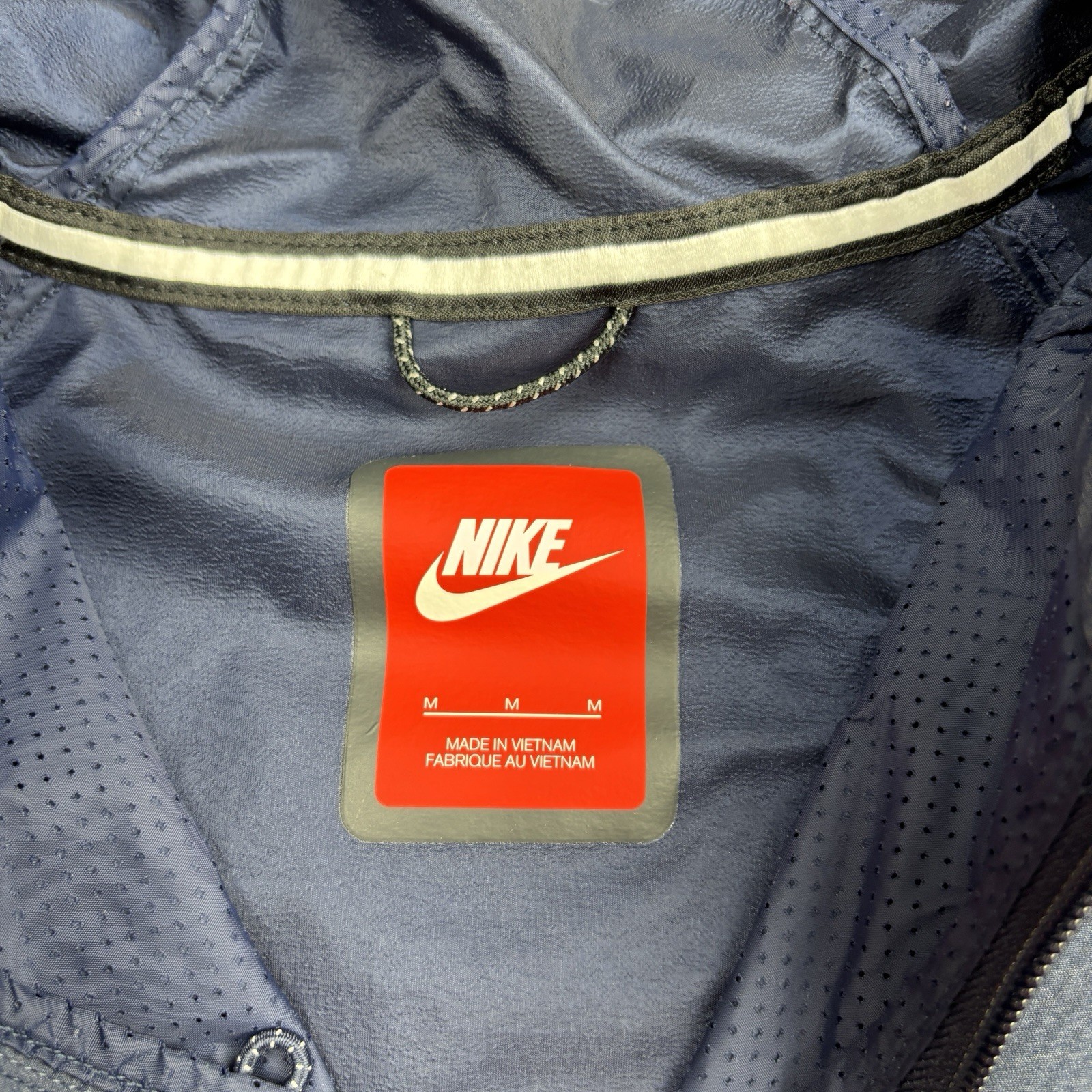 Nike Tech Windrunner Jacket Men’s Medium Blue Red… - image 7