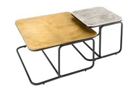 Couchtisch 60Cm Metall Gold Silber Design Tisch Modern Wohnzimmer Jetzt Kaufen