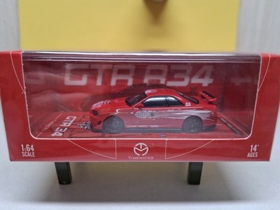 time micro 1/64 nissan Skyline GT-R34 Z-tune nismo fast n furious