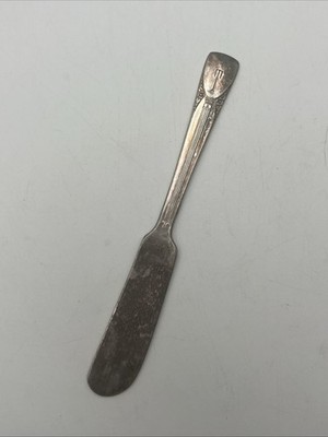 Vintage Embassy Bouquet Silverplate 5.75'' Butter Spreader - International Silver