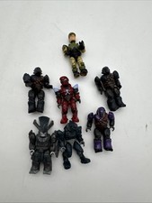 Lote de 7 personajes Halo Mega Bloks Elites Brutes Marine Misceláneo