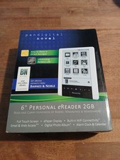 Pandigital Novel 6" Multi Media eReader 2GB Barns  Nobel Touch Screen Open Box