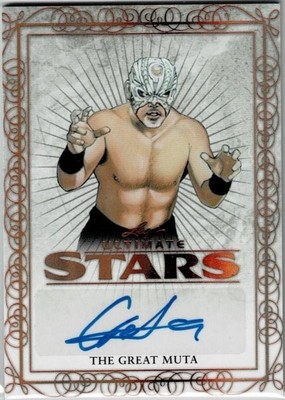 Pro Wrestling Great Muta Leaf Ultimate Stars Wrestling Card Keiji Muto cf