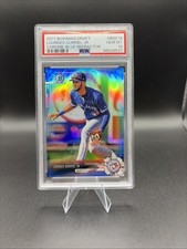 2017 Bowman Draft Chrome Blue Refractor Lourdes Gurriel Jr PSA 10 GEM MT /150