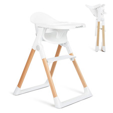 Float Baby High Chair for Babies and Toddlers, Foldable, White