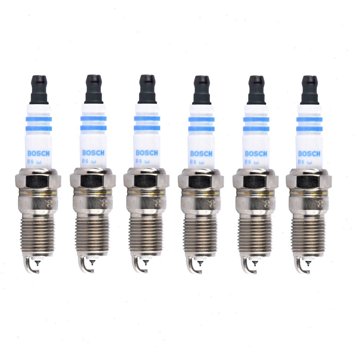 6 pc Bosch Double Iridium Spark Plugs for 1996-2004 GMC Sonoma 4.3L V6 tl