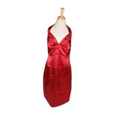Studio Y Ruby Red Cocktail Dress Strapless Size XS Elegant Romantic Holiday