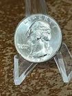 1964  Washington Quarter 90% Silver AU/BU US Coin # WX82