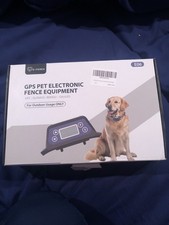 2 Pack GPS Wireless Dog Fence,Dog Shock Collar Electric Fence, E-Fence E06