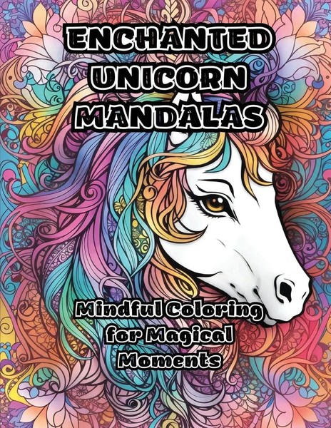Enchanted Unicorn Mandalas | Mindful Coloring For Magical Moments | Colorzen-image