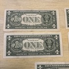 ⭐️2021, 2017 One Dollar $1 STAR NOTES, Lot Of 5 Circulated Notes 🌟⭐️⭐️ — photo 7