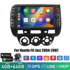 For 2004-2007 Honda Fit Jazz Radio Apple CarPlay Android 13 Car Stereo GPS Navi