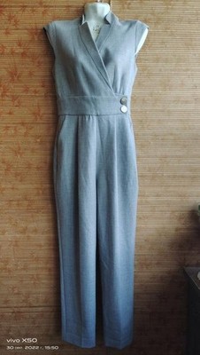 Women Karen Millen Jumpsuit Grey Viscose 34 / XS /