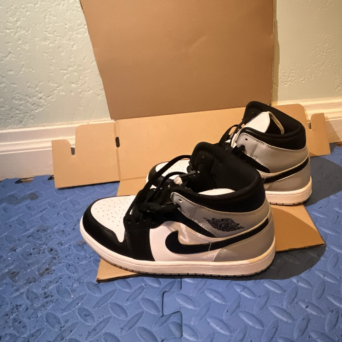 Jordan 1 Mid Grey White for Sale | Authenticity Guaranteed | eBay