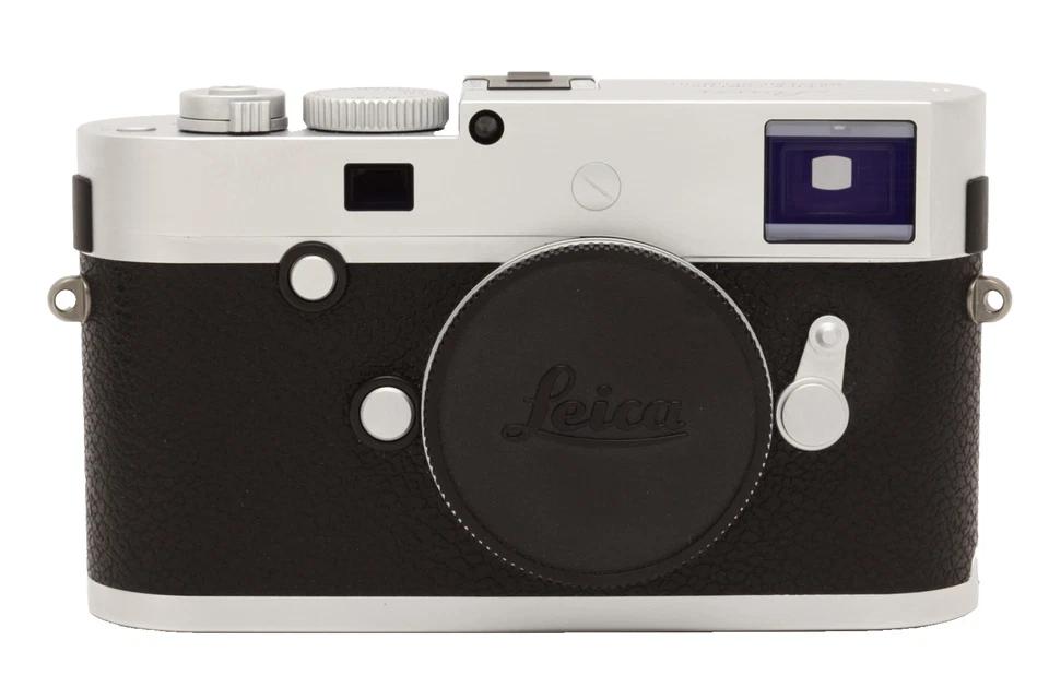 Cuerpo de cámara telémetro digital Leica M-P (tipo 240) muy limpio (plateado) #49203 Foto 2 de 4