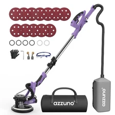 Drywall Sander with Vacuum Dust Collector, 12A Popcorn Ceiling Removal Tool, ...