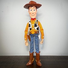Toy Story 4 Woody Interactive Drop Down Action Disney 2019 Thinkway Figure Doll