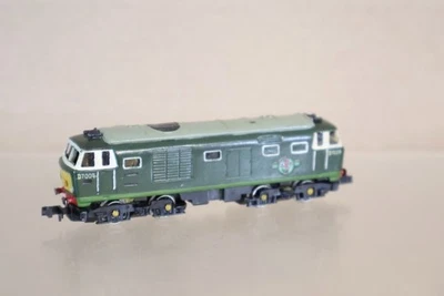 ARNOLD N GAUGE KIT BUILT BR GREEN HYMEK CLASS 35 DIESEL LOCOMOTIVE D7004 3om - Image 1 of 4