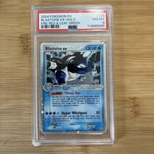 2004 Blastoise ex 104/112 FireRed & LeafGreen Holo Ultra Rare PSA 8 Corner Chip on eBay