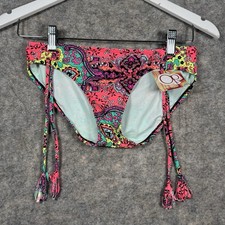 NWT Womens Ocean Pacific OP Patterned Multicolored Bathing Suit Bottoms Size S