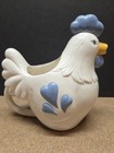 Farmhouse Chicken Rooster Ceramic Pitcher  Planter Decor  Piece Farm Country  — photo 4
