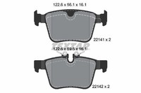 NEU - Textar 2214101 Bremsbelagsatz, Scheibenbremse FüR Jaguar Land Rover Volvo