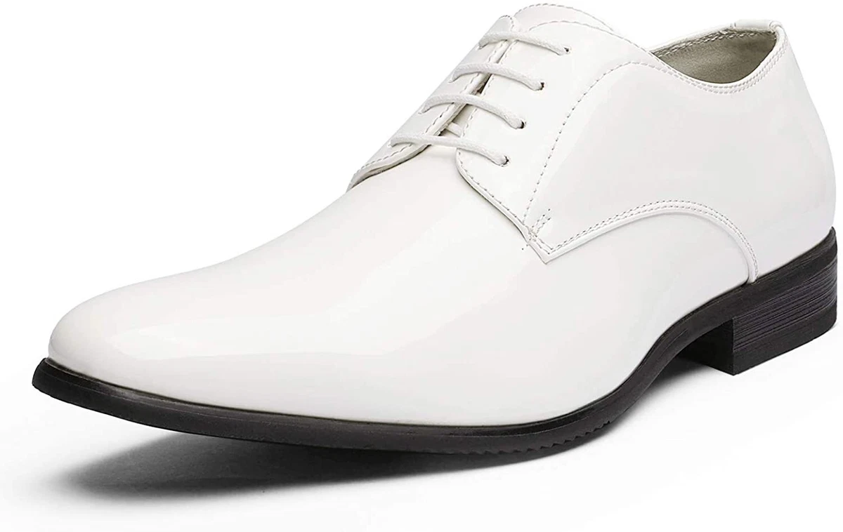 knee length dresses for ladies Dress Shoe Wholecut Oxford Plain Toe Black Patent D (Medium) / 9.5 main image 0