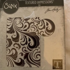 tim holtz embossing folders Swirls New