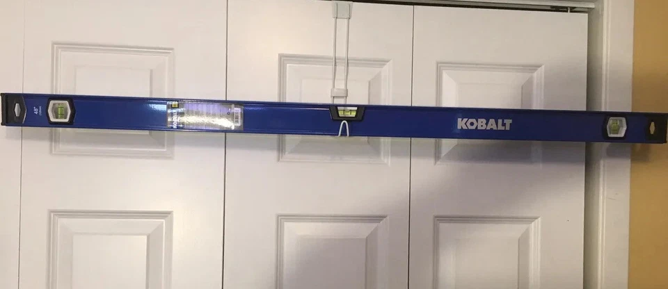 Novo Kobalt 48” I-Beam Nível Alta Qualidade Caixa de Alumínio Feixe Anti Choque Tampas de Extremidade - Imagem 2 de 4