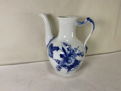 WW33 Vintage Royal Copenhagen Blue & White Beautiful Porcelain Pot Without Cover