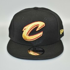 Cleveland Cavaliers New Era 9FIFTY NBA Gold Logo Snapback Cap Hat