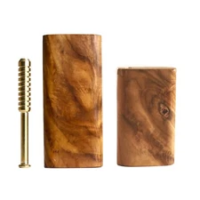 3" &4" Teak Slider Lid Dugouts & One Hitter Pipes-Elevate your Experience