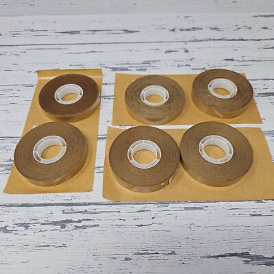 3M 987 ATG Tape 0.5in x 36yd 6 Rolls Adhesive Transfer Tape Bulk Open Box