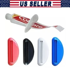 Plastic Tube Squeezer Toothpaste Dispenser Holder Rolling Bathroom Extract