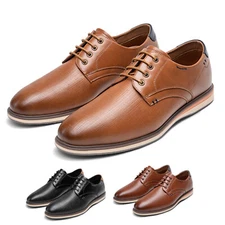 Men's  Dress Shoes Formal Oxford Shoes Lace up Fashion Casual Shoes 8-13 US