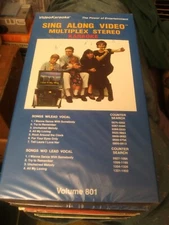 Video Karaoke - Sing Along Video Multiplex Stereo VHS 50s 80s classic hits NEW