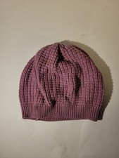 Gap Girls Purple Glittery Winter Beanie Size M