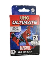 Uno Ultimate Card Game Marvel Add-On Pack Spiderman Character Card Deck