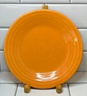 HOMER LAUGHLIN FIESTA WARE 9" ROUND BUFFET LUNCHEN PLATE(S) TANGERINE ORANGE