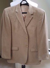 Camel Beige Andrew Fezza Men's Sportcoat 2 Button 44R