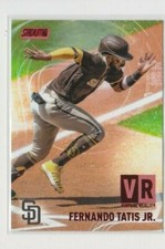 FERNANDO TATIS '21 STADIUM CLUB-RED VIRTUAL REALITY-SEND AN OFFER-LET'S HAGGLE!!