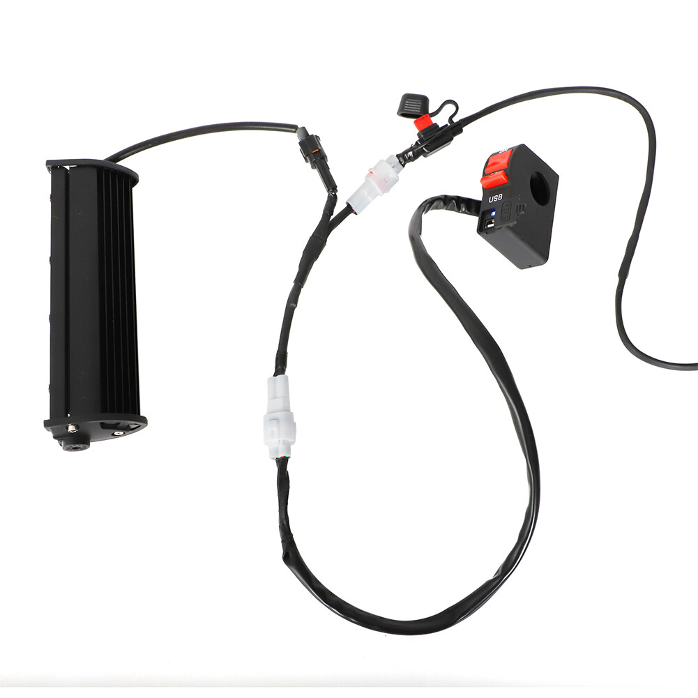 USB LED Headlight Bar Light Kit For Yamaha YZ450 YZ125 YZ250 WR450