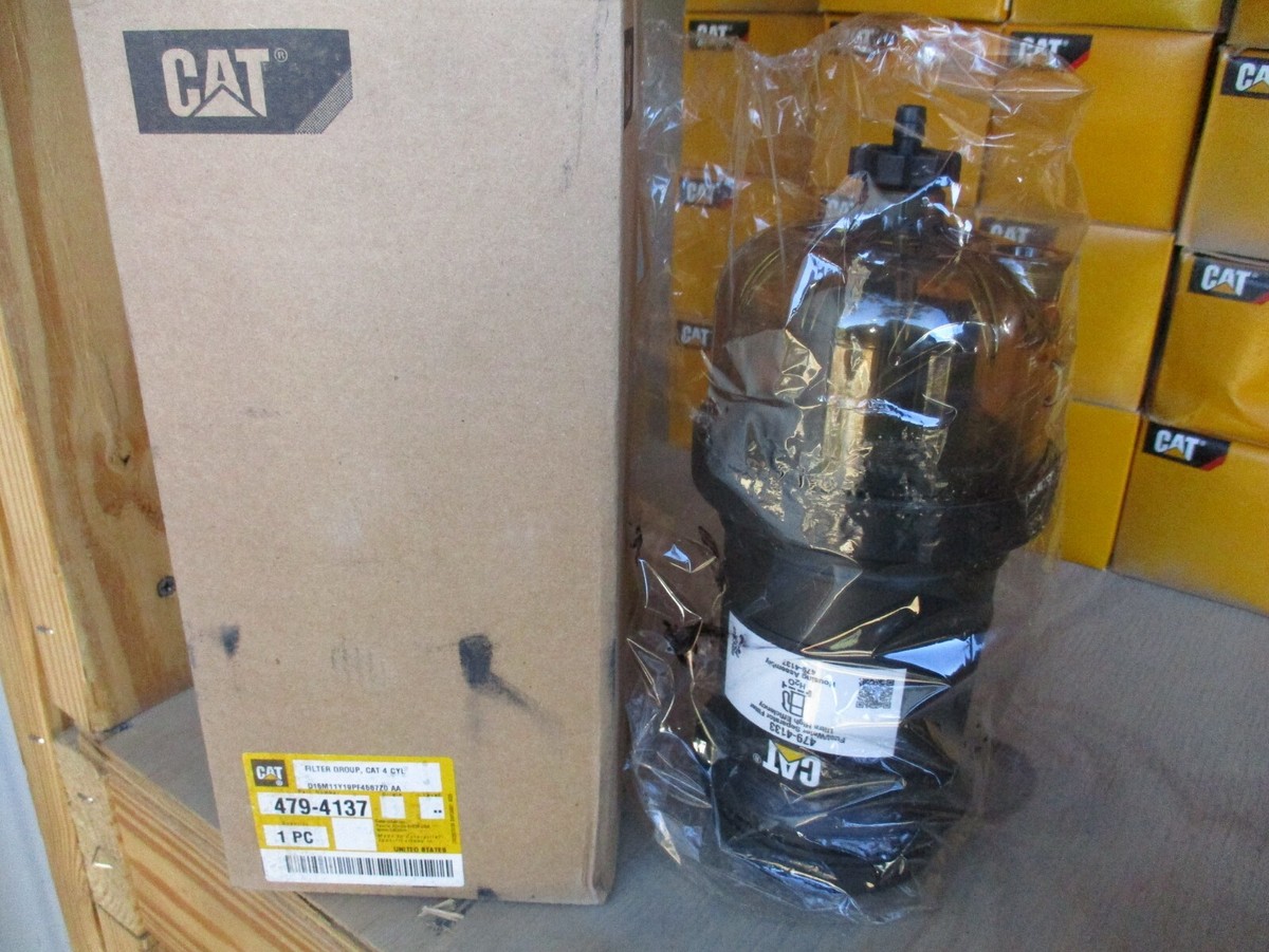 GENUINE OEM CAT 479-4137 FUEL WATER SEPARATOR HOUSING ASSEMBLY